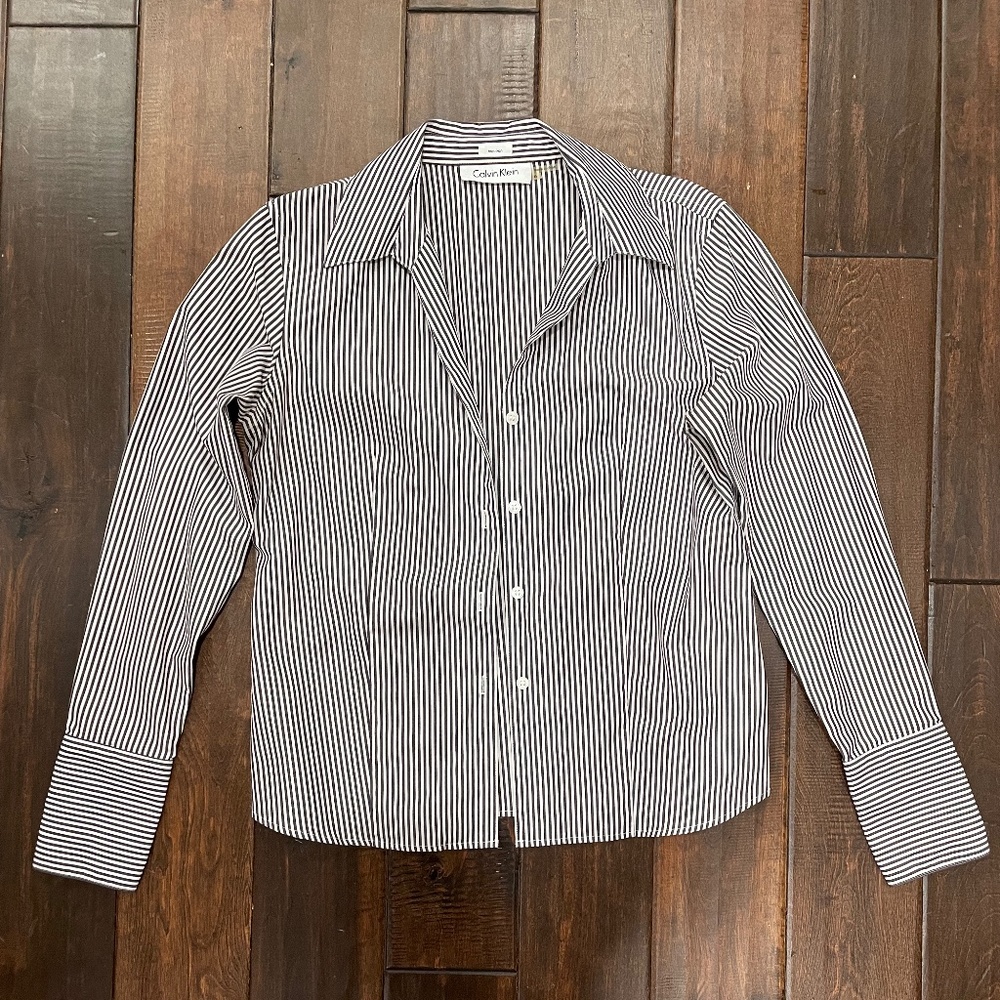 Calvin Klein Button Down Blouse (size 6)